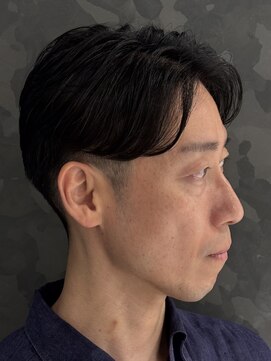 ヒロギンザ 難波店(HIRO GINZA) 癖毛を活かしたセンターパート