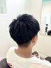 《メンズ》身だしなみメンテ◆アウトライン刈り上げ＆眉カット＆W炭酸スパ