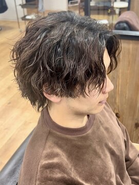 デプト(DEPT.) ツイストスパイラル波打ちセンターパートフリンジパーマ波巻き