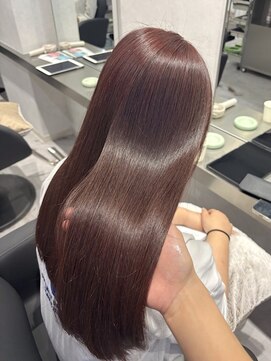 ナンバー ジェミカ 札幌(N° jemica) カシスレッドブラウンカラー＆艶髪TOKIOトリートメント