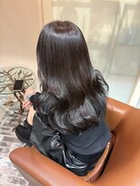 アクシス 栄店(`AXIS)&nbsp;奈川/ワンホンレイヤー/ミルクティーブロンド/ダークブルー/栄