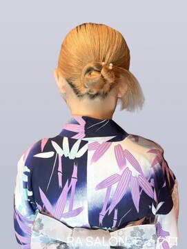 アールエーサロンモノクロ 秋葉原(RA SALON モノクロ) 【浴衣着付け　ヘアメ】カチモリシニヨンヘア