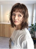 抜け感ボブパーマ