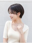 《好印象◎》耳かけショート×暗髪
