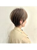 《40代50代/骨格補正くびれショート/コンパクト/絶壁/白髪染め