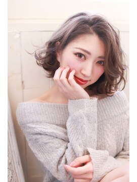 イロドリ ヘアーデザイン(IRODORI hair design) IRODORI  フォギーベージュ×ミディアムボブ 【西尾一寛】