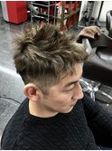 短髪 ハイライト