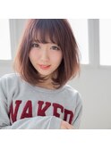 ☆ワンカールボブ×ローズブラウン☆-ひばりヶ丘店-