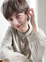 アーク(ARC+)&nbsp;束感ショート×グレージュ【代官山】