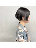 タグ(#tag)&nbsp;#ジェンダーレス刈り上げショート×ラベンダーグレーカラー