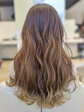 グランシュ 青葉台店(GranCieux) 裾カラー ミルクティーベージュ