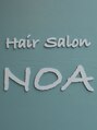 ヘアー サロン ノア(Hair Salon NOA) この看板が目印です!!