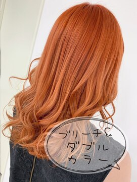 エニーハウ 川口駅東口(Hair & Make anyhow) ダブルカラー/オンカラー×今注目のオレンジカラー！