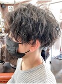 センターパート ソフトツイストスパイラル