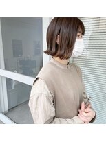 ミント(mint)&nbsp;切りっぱなしボブ/外ハネボブ/グレージュ/ミルクティー