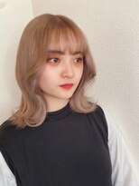 リンドヘアー(Lindo hair) 韓国風ミルクティカラー