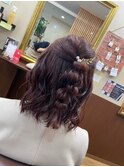 結婚式お呼ばれヘアセット