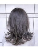 Moana【小田原】#レイヤーカット#グレージュ#ミディアムヘア