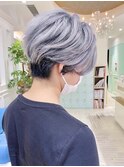   シルバーショートバレイヤージュ【飯田淳平】Re:ta Hair