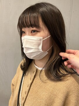 ラーム 松江乃木店(rame) イヤリングカラー/髪質改善縮毛矯正/髪質改善/韓国風/韓国ヘア