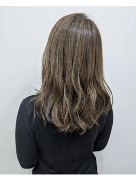 ヘア アスク hair ask コントラストハイライト(オリーブグレージュ)