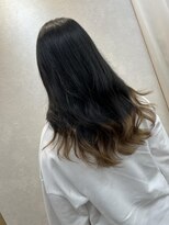 ヘアーザラブズラフズ オーガニカ 北九州(HAIR THE LOVES LAUGHS ORGANICA) 裾ダブルカラーミルクティ*