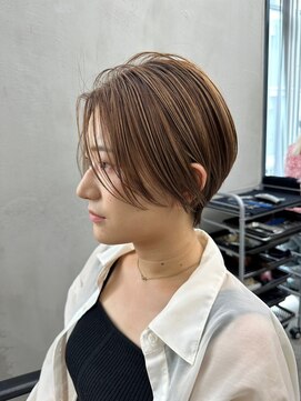 ギークス(GEEKS) 【GEEKS渋谷】大人ハイライト/シルキーベージュ/クールショート