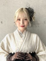 トルネード(TORNADO) 成人式ヘア卒業式ヘアボブショートまとめ髪アレンジ K1125