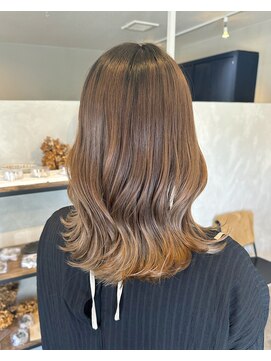 バレッタ(barretta) ベージュグラデーション