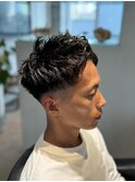 ツイスパショート×ローフェード