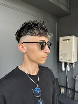 メンズ ラピス 横浜店(Men’sLapis) スペインカール×ホワイトメッシュ