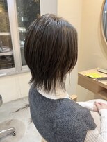 ソウスシア(SOURCE cia)&nbsp;オリーブグレージュショートウルフ【佐藤和弥】