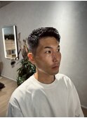 30代メンズカットバーバー風サイドパート