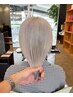 【リタッチダブルカラー】リタッチブリーチ1回+全体カラー