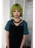 ライムグリーンボブ