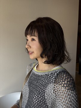 スリー バイ ザサロンフジサワ(THREE by the salon fujisawa) 暗めグレージュブラウン