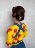 女将さんヘア