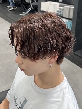 メンズ サロン ドット トウキョウ 町田店(men's salon dot. tokyo) ツイストスパイラルパーマ/ブラウンカラー