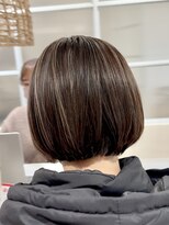 コノアラボ 守谷店(Conoah labo)&nbsp;白髪ぼかし/守谷/デザインカラー/暗めカラー/ミディアムヘア/