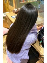 アース 相模大野店(EARTH)&nbsp;◎縮毛矯正ロング×前髪カット艶髪ストレート