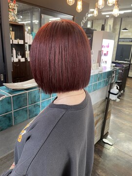 グローバルヘアー バランス(global hair BALANCE) 10代20代 レッドカラー/ボルドーカラー/ダブルカラー