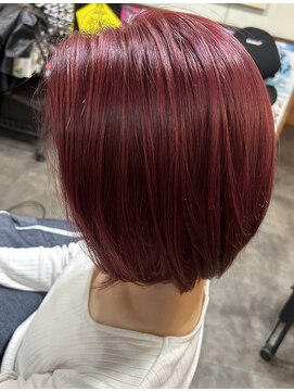 アイム(I&M) ワインレッドカラー/美髪矯正/髪質改善/縮毛矯正/高知市/