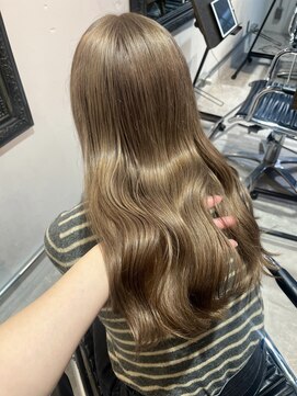 ノエル 池袋店(noel) 【noel】manami×ミルクティーベージュ ダブルカラー