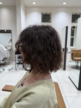 アピッシュ シーナ 海老名店(apish ciena) 癖を最大限に生かしたボブパーマ