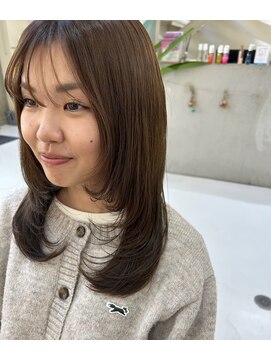 シエル ドゥ サワ(ciel de SAWA) 顔周りレイヤー×髪質改善トリートメント