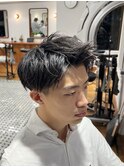 MEN’S/サーフカール/刈り上げセンターパート/表参道駅/青山 