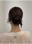 池袋 ヘアセット アレンジ アップスタイル カチモリ♪