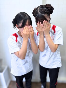 タグマル 高校体育祭ヘアセット☆ツインスタイル☆京都