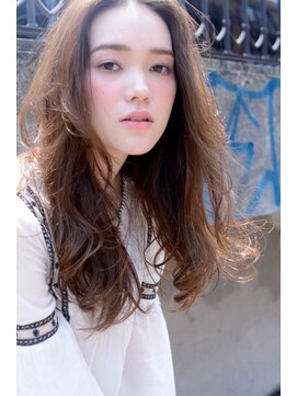 ミラバイグリーン(Mira by green) ヌーディーwave【Natural】Long