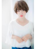 *LOREN*360°美シルエット!トップノット小顔シフォンショート